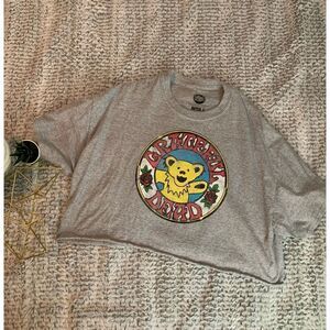 Greatfull Dead Band T Crop Style